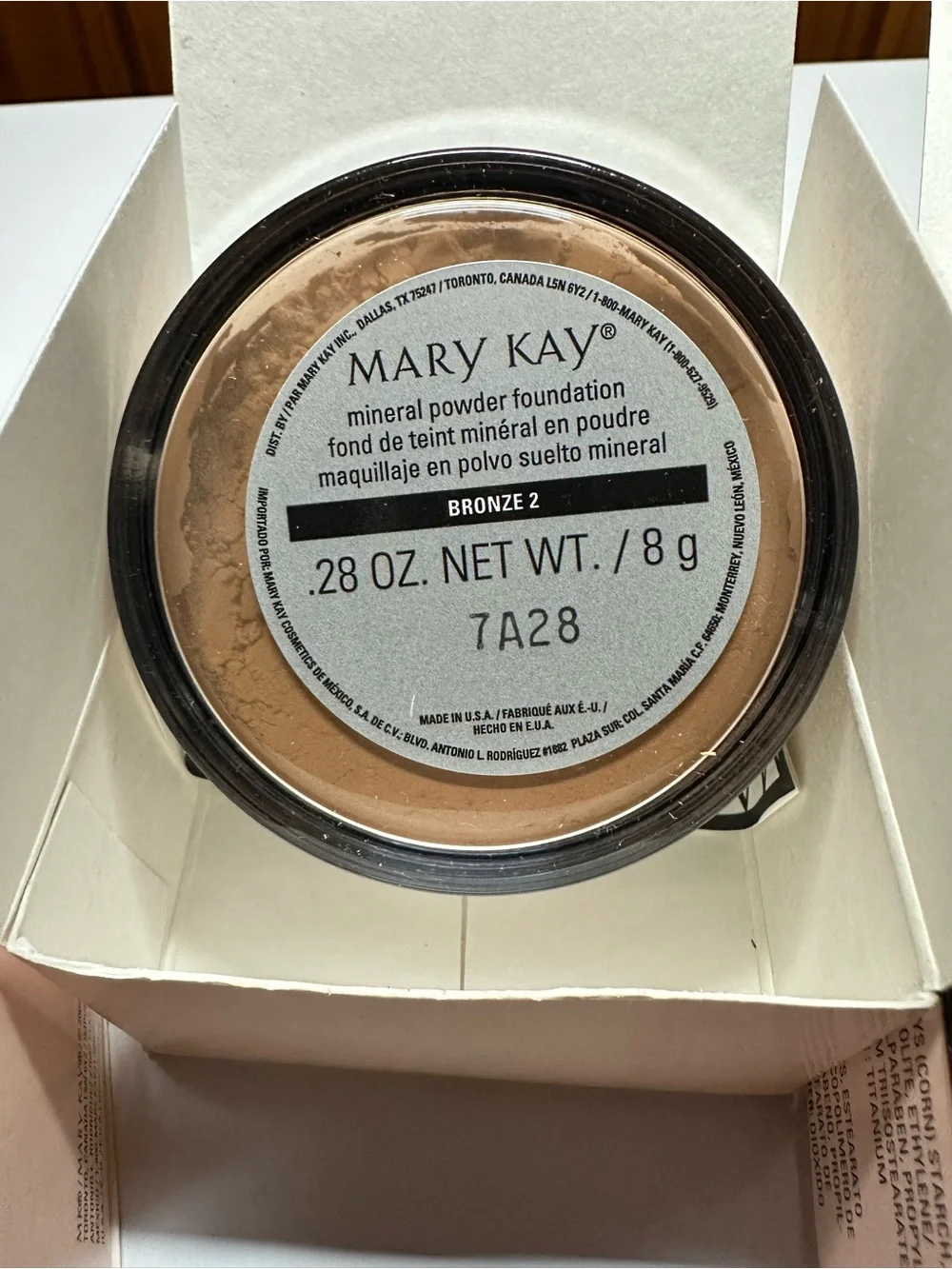 Mary Kay Mineral Powder Foundation - Soft Beige Pink Compact Trio